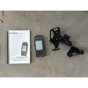 Lowrance Avionics AirMap 500, Holder and Manual